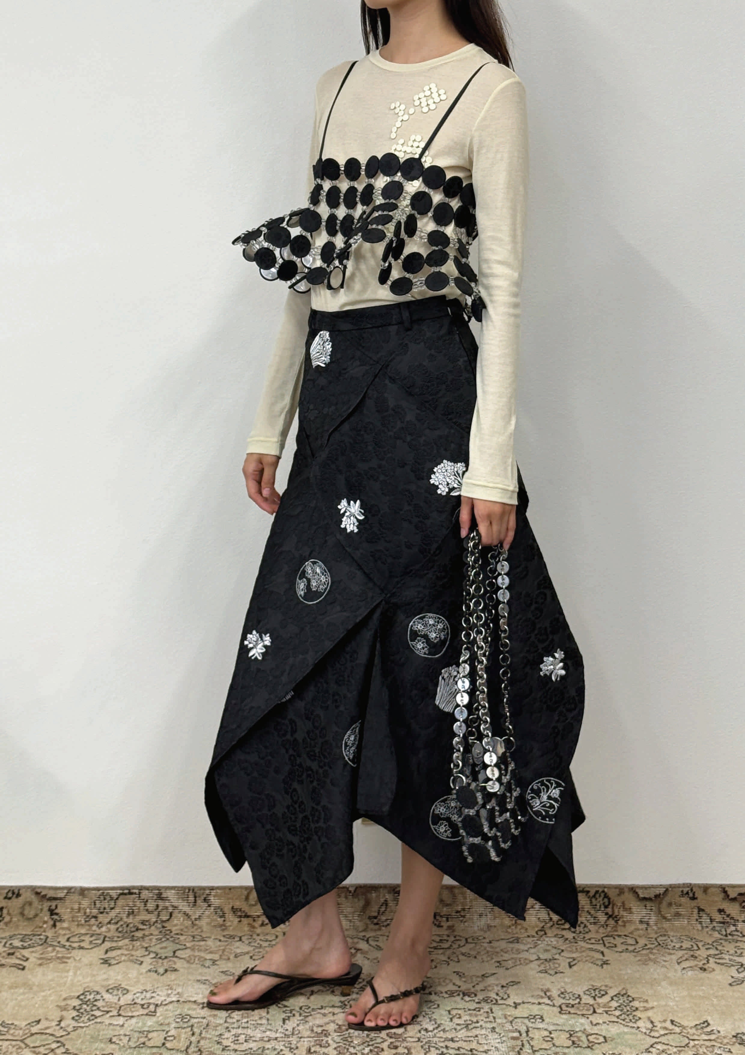 VERMAIL SLIT SKIRT – RIV NOBUHIKO Official Store VERMAIL SLIT SKIRT – RIV NOBUHIKO Official Store